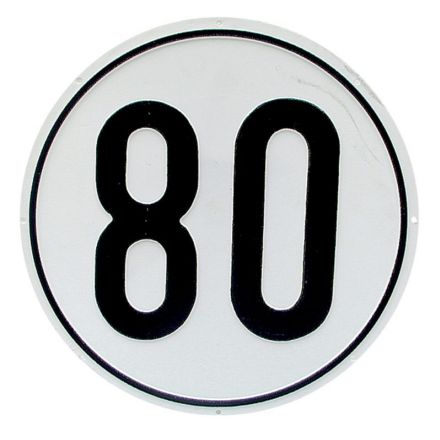 Tabliczka prędkości