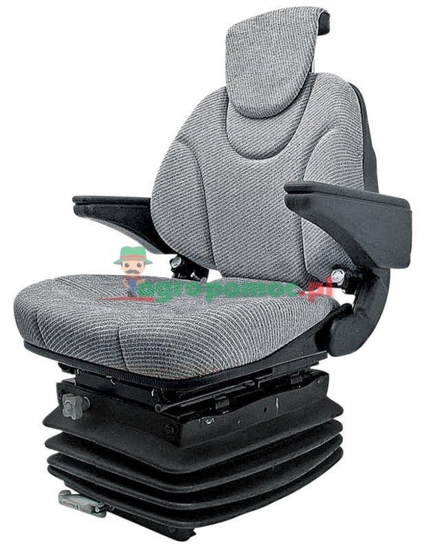 Ursus Siedzenie amortyzowane mechanicznie z podłokietnikami i zagłówkiem kpl.obicie mater | 86343901