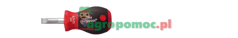 WIHA Wkrętak do nakrętek z rowkiem-SoftFinish® (Stubby)