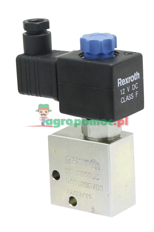  Zawór nabojowy jednostronnie szczelny 2/2 normalnie zamknięty 12vdc G1/4 | ZWV-E-NC-1-04